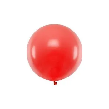 Balon okrągły pastel poppy red 60cm