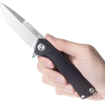 lovecký nůž ANV Z100 BB Stonewash GRN Black.