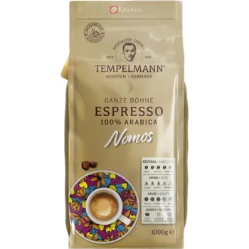 Káva Tempelmann Nomos Espresso zrnková káva 1kg