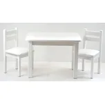 Dětský Dřevěný jídelní set 1S+2K Model T1 grafit kidsmeb