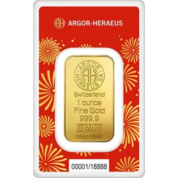 Česká mincovna Argor Heraeus Zlatý slitek 31,1 g