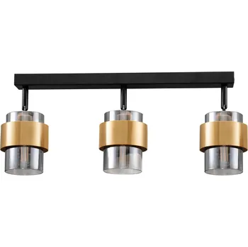 Černo-zlaté stropní světlo Nova Luce Sianna 70 cm