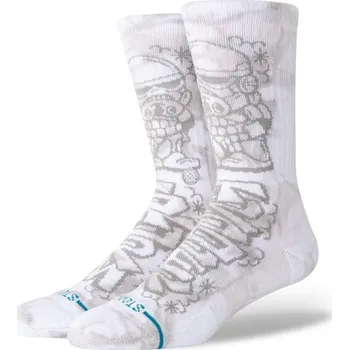 Pánská móda STANCE ponožky - Dj Trooper Crew (WHT)