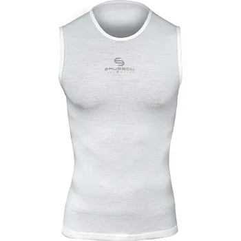 Pánská móda Brubeck UNISEX tričko 3D bez rukávu Multifunctional Barva: Bílá, Velikost: S