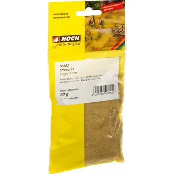 Modelová železnice Statická tráva - béžová, 20 g, 4 mm / NOCH 08362