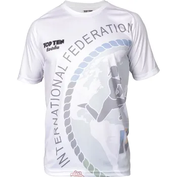 Top Ten IFMA tréninkové triko Royal Muay - bílá M