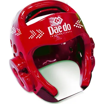 Chránič hlavy na box a bojový sport Elektronická Přilba Daedo WT - červená, EPRO2913R S