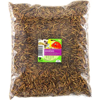 Krmivo pro hospodářské zvíře Sušené larvy bráněnky 1kg