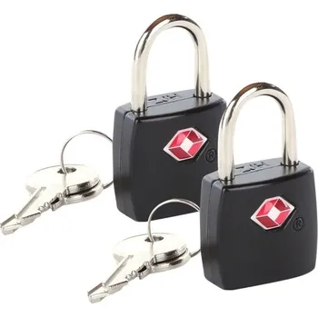 Visací zámek Mitone sada zámků TSA Lock Set black