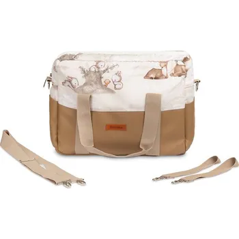 SENSILLO Taška ke kočárku EKOSKÓRA ZAGAJNIK BRĄZOWY