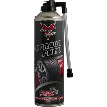Sada na opravu pneumatiky CleanFox Oprava pneu 500ml MAX 17"
