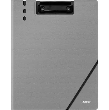 MFP podložka M na psaní s klopou a gumkou A4 šedá 5371179