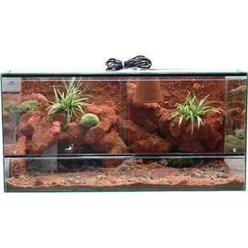 Terárium Terárium vybavené 80x40x35 cm
