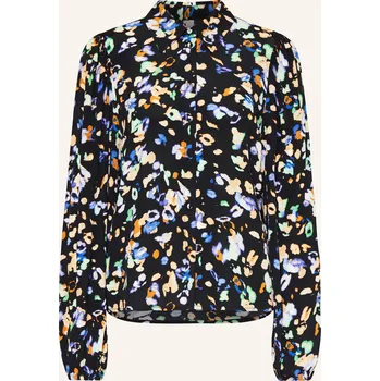 Dámská halenka Y.A.S. Dámská Košilová Halenka, černá / neonově zelená /...