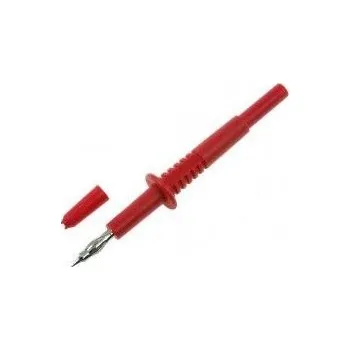 Měřící hrot násuvný červený, pro banánek 4mm