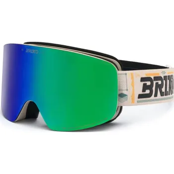 Cyklistické kalhoty Lyžařské brýle Briko HORIZON 2 LENSES Graphic Beigie RGM3Y1