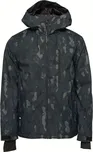 Pánská zimní bunda Quiksilver MISSION PRINTED JK XL Tmavě šedá, Šedá, Černá
