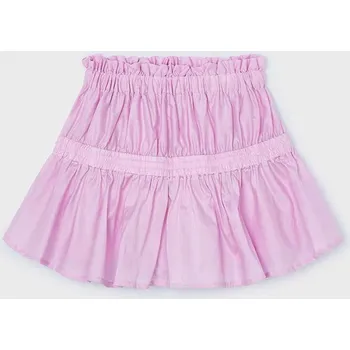 Dívčí oblečení Sukně bavlněná s řasením lila MINI Mayoral velikost: 134