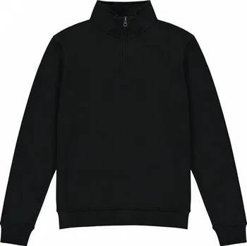 Pánská mikina Kustom Kit Pánská mikina se 1/4 zipem a kadetovým límečkem Barva: Černá, Velikost: XL