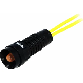 Dioda Kontrolka LED 5mm 230VAC Barva: oranžová