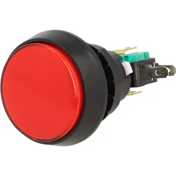 vypínač Tlačítko VAQ9 ON-(ON) 12VDC, Barva: červená