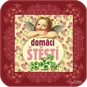 Chňapka Bavlněná podložka pod hrnec - Domácí štěstí, andělíček
