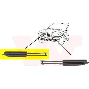 Nárazník Větrací mřížka, nárazník AGB 200827-2