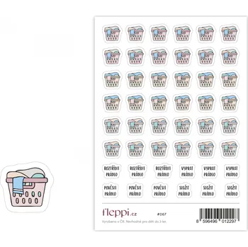 samolepka Fleppi Samolepky Prádlo