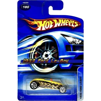 autíčko HOT WHEELS - 1933 Ford Lo-Boy Yellow (E5)