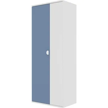 Dětská skříň Dětská šatní skříň bílá, modrá Mety ring double