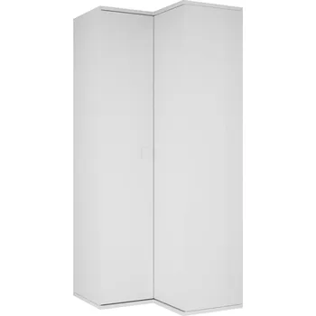 Dětská skříň Dětská šatní skříň rohová bílá Mety square