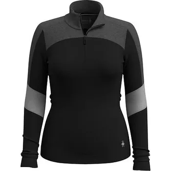 Dámské tričko Tričko SMARTWOOL W CLSSC THERMAL MRN BL CLRBLCK 1/4 ZIP B Lady velikost S