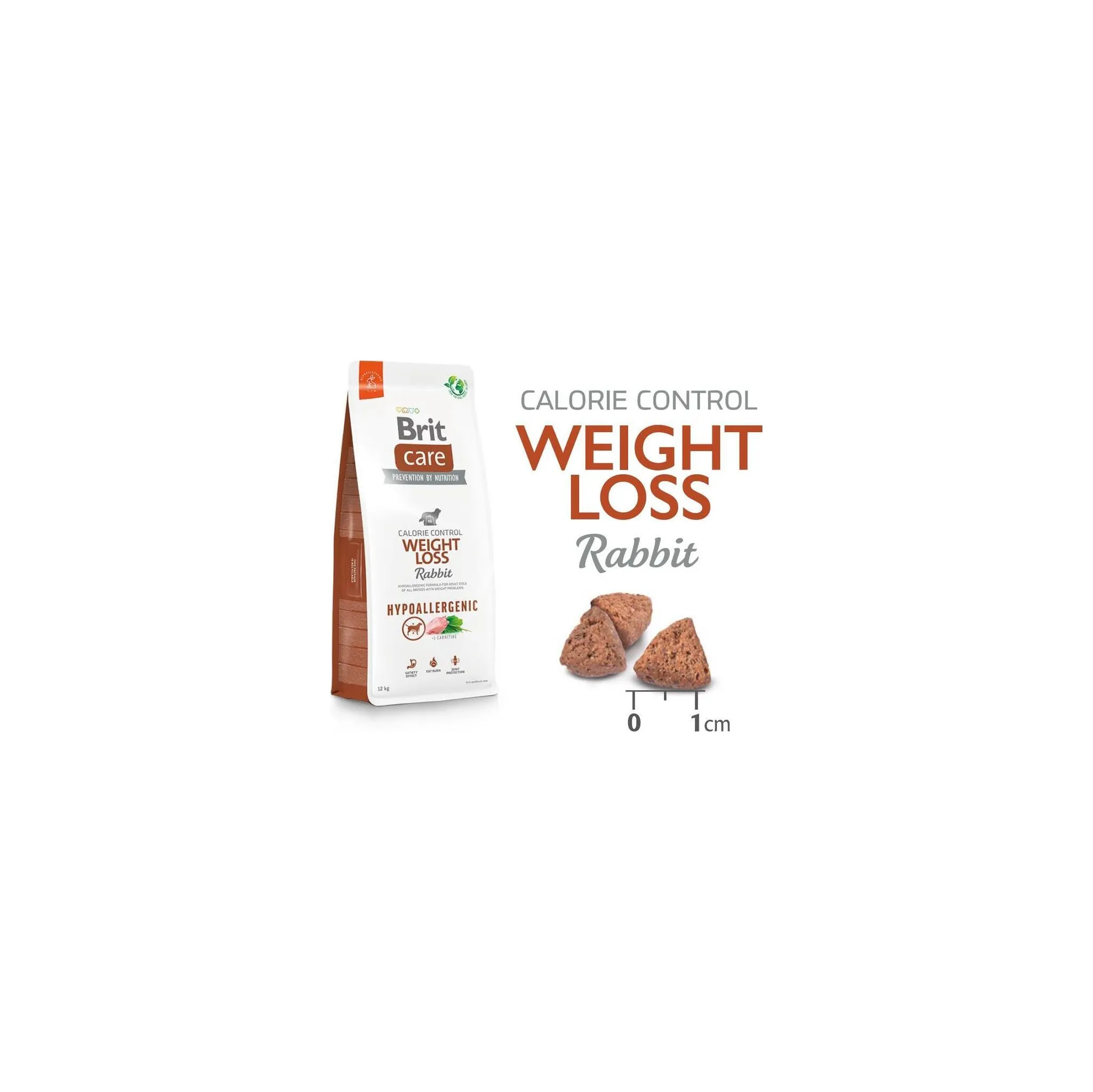 Fotografie 7 - Krmivo pro psa Brit Care Dog Weight Loss Rabbit/Rice 12 kg