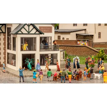 Modelová železnice H0 - sada figurek "módní butik" / NOCH 16241