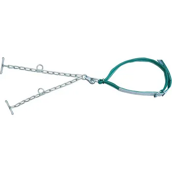 Chov hospodářského zvířete Obojek s vazákem pro telata standard, komplet, 85 x 4 cm