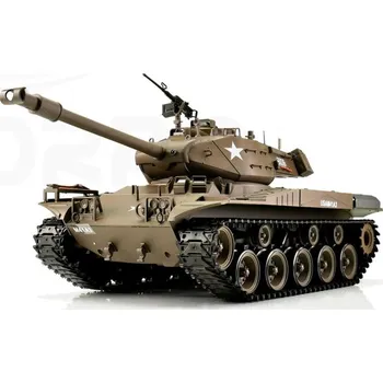 RC model tanku HengLong RC tank 1:16 M41A3 Walker Bulldog (BB/IR, kov. převodovka a pásy)