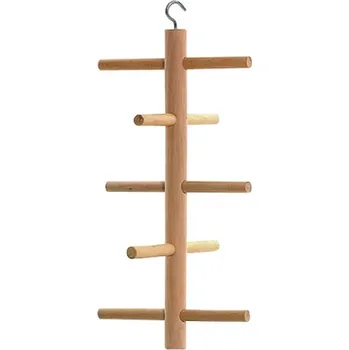 Příslušenství ke kleci pro ptáka Dřevěná prolézačka pro ptáky