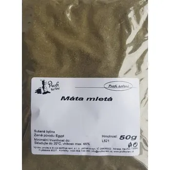 Koření Máta mletá (50g) - Koření