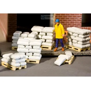 Modelová železnice H0/TT - pytle KNAUF, 40ks/balení / Faller 180903