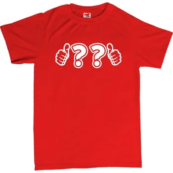 Žertovný předmět Narozeninové tričko - vlastní věk L červená - red Bílá - 401