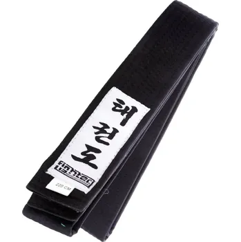 Bojový sport Fighter Taekwondo ITF pásek - černá, FTB-06 180