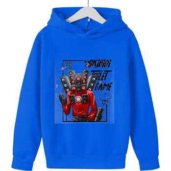 Chlapecký svetr Mikiny s motivem Skibidi Toilet Barva: Žlutá, Velikost: 130