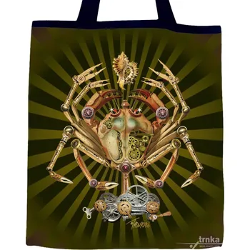 Nákupní taška Plátěná taška, Mechanický krab 2, Steampunk