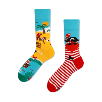 Pánská móda Veselé ponožky - Ostrov pirátů S