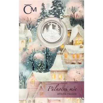 Stříbrná medaile Půlnoční mše proof