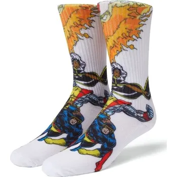 Pánské ponožky huf Ponožky (x-men) sense shattering crew socks white