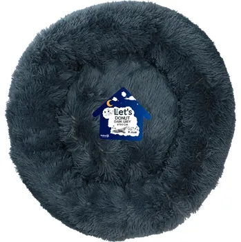 Pelíšek pro psa Let's Sleep Donut pelíšek tmavě šedý 100cm