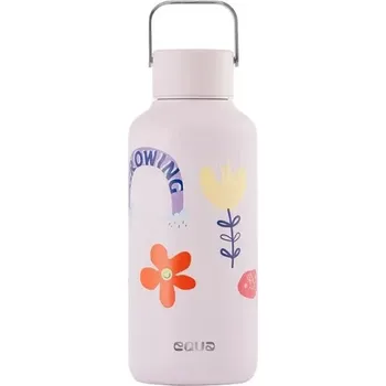 Láhev Nerezová láhev na pití Equa Timeless Flower Power 600 ml