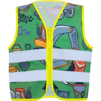 Korntex Dětská bezpečnostní obrázková vesta KX125K Construction site XXS (3/4 years)