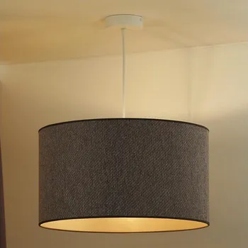 Duolla - Lustr na lanku ROLLER ECO RECYCLING 1xE27/15W/230V pr. 45 cm hnědá